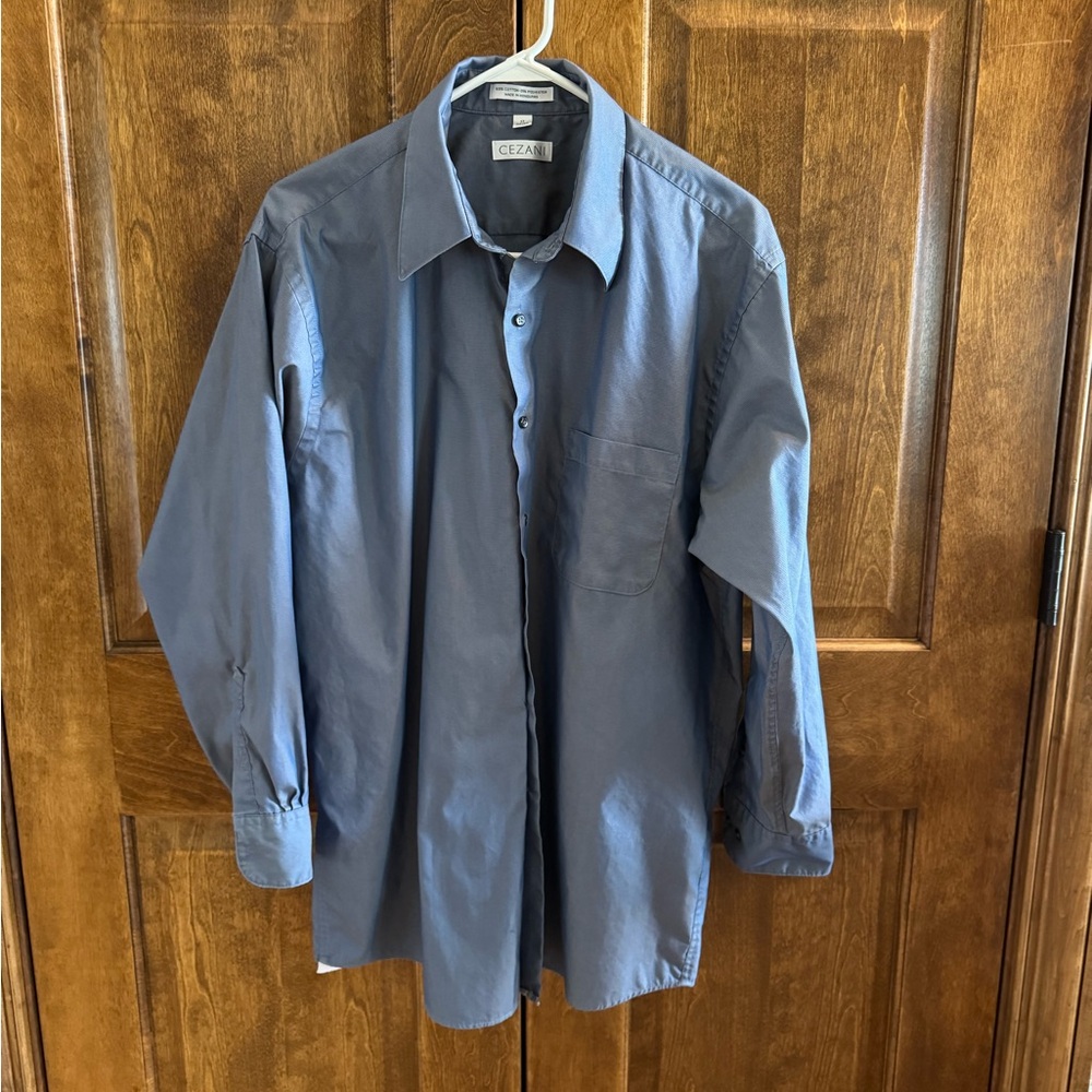 CEZANI Men's Dress Shirt - Size 17 Neck 32/33 Arms